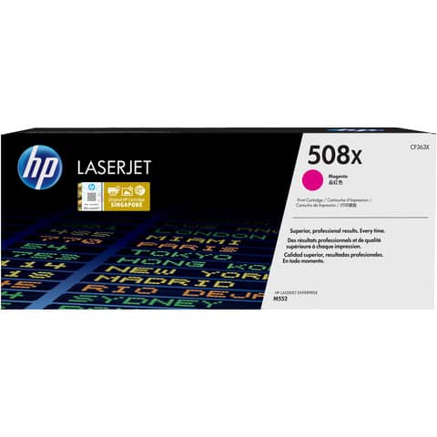 Toner alta capacità 508X HP magenta  CF363X